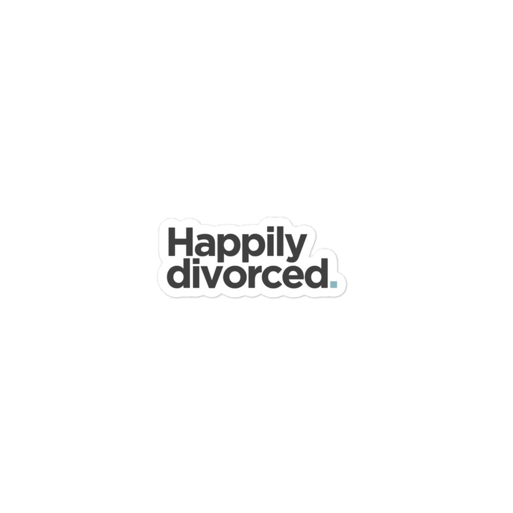 Happily Divorced Sticker